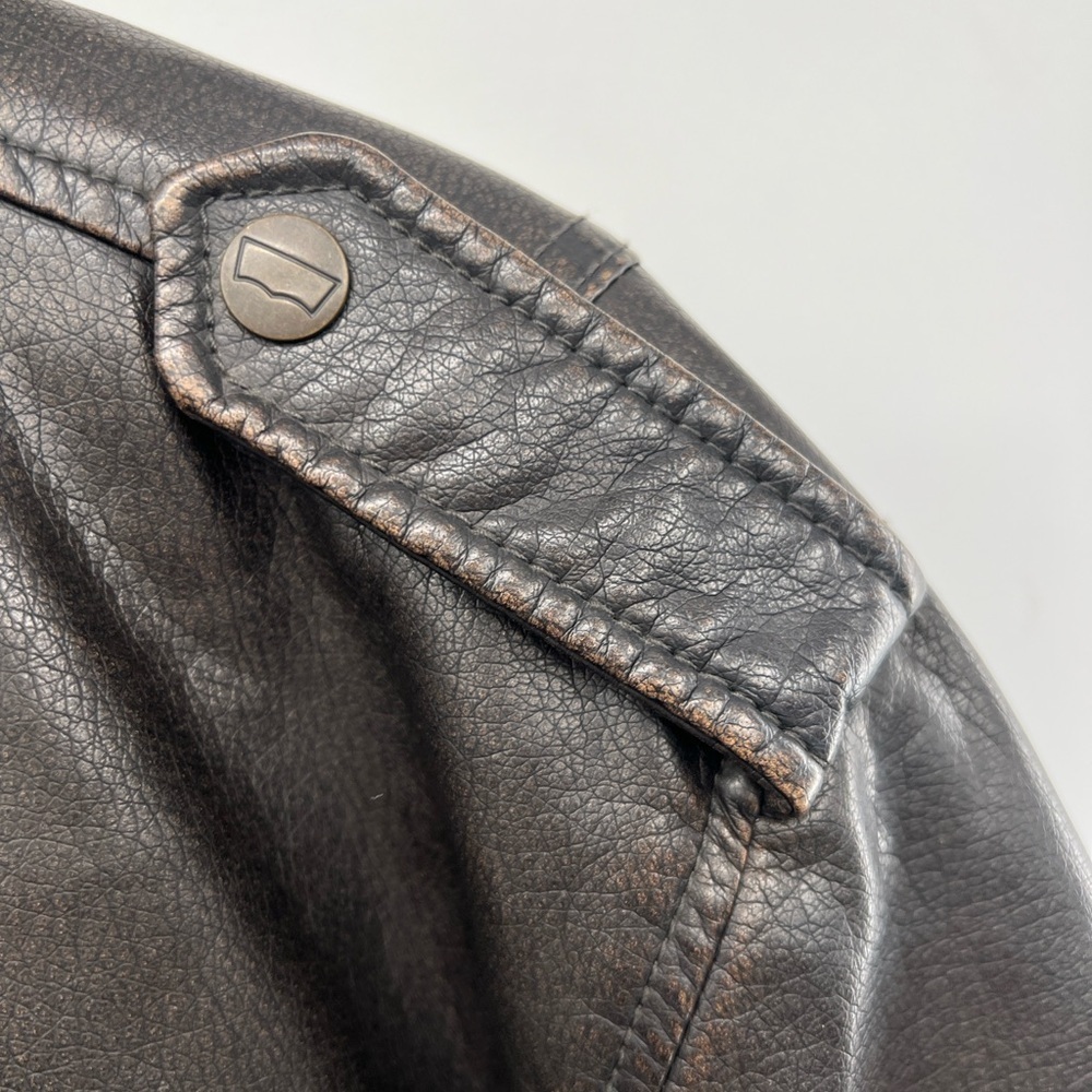 Levi’s brown sherpa-lines aviator bomber jacket coat size XL - Picture 13 of 15